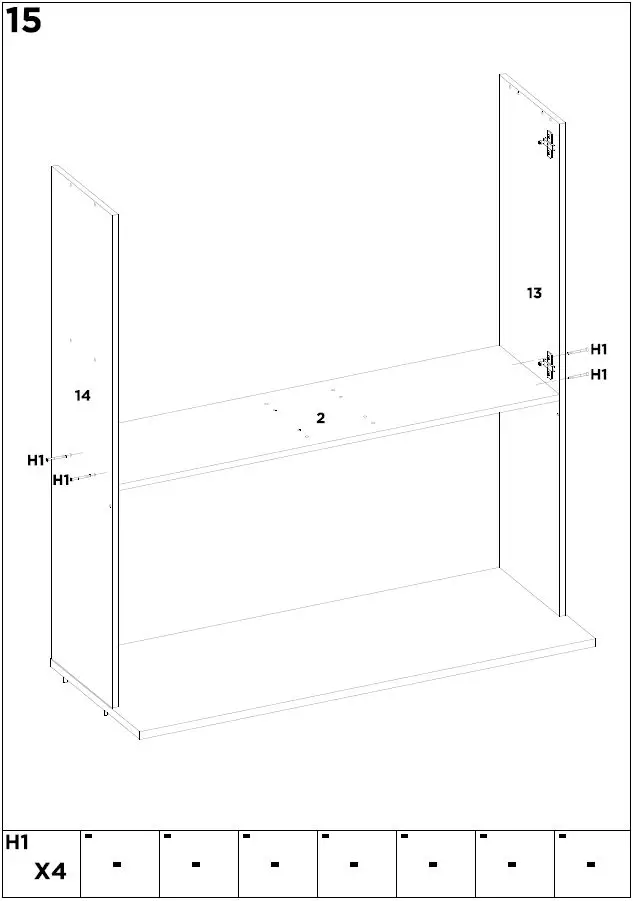 Demobile-91401-Kitchen-Kit-4-Doors-1-Drawer-Amendola-White-fig- (17)