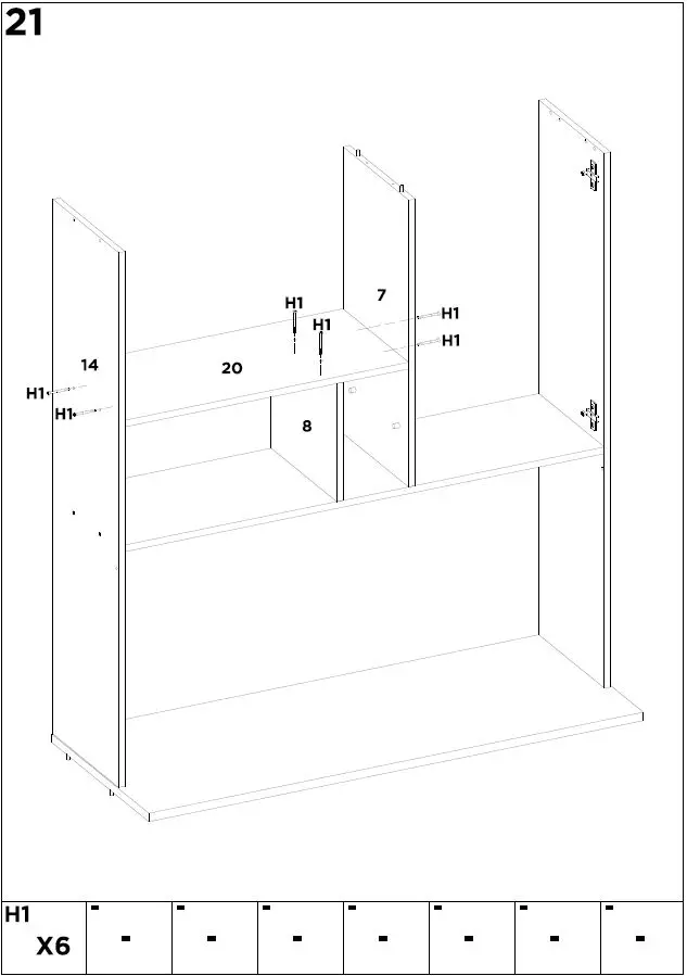 Demobile-91401-Kitchen-Kit-4-Doors-1-Drawer-Amendola-White-fig- (23)