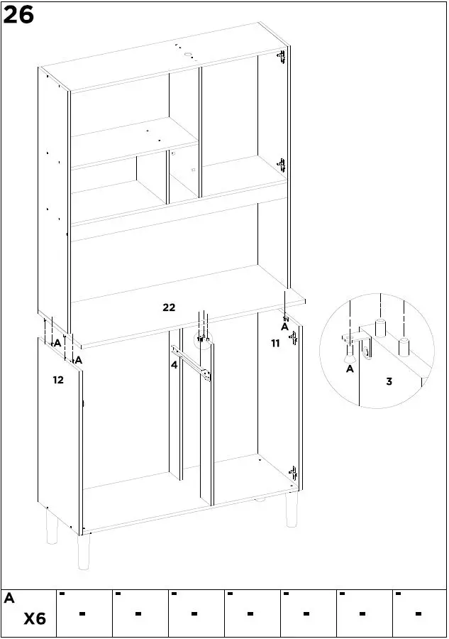 Demobile-91401-Kitchen-Kit-4-Doors-1-Drawer-Amendola-White-fig- (28)