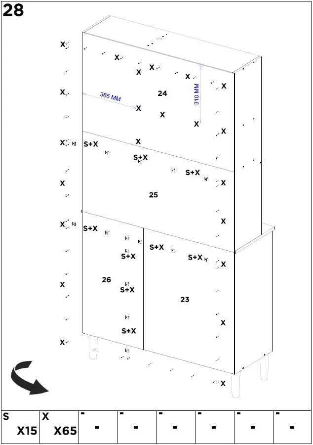 Demobile-91401-Kitchen-Kit-4-Doors-1-Drawer-Amendola-White-fig- (30)