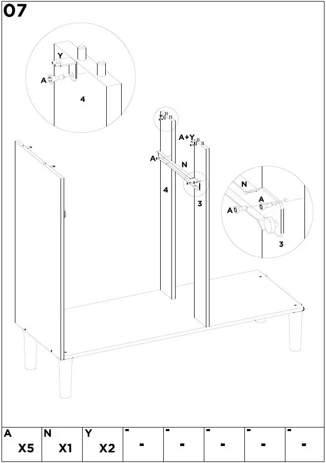 Demobile-91401-Kitchen-Kit-4-Doors-1-Drawer-Amendola-White-fig- (9)