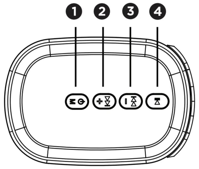 motorola MT120-5-SB21 120W Soundbar - control panel keys