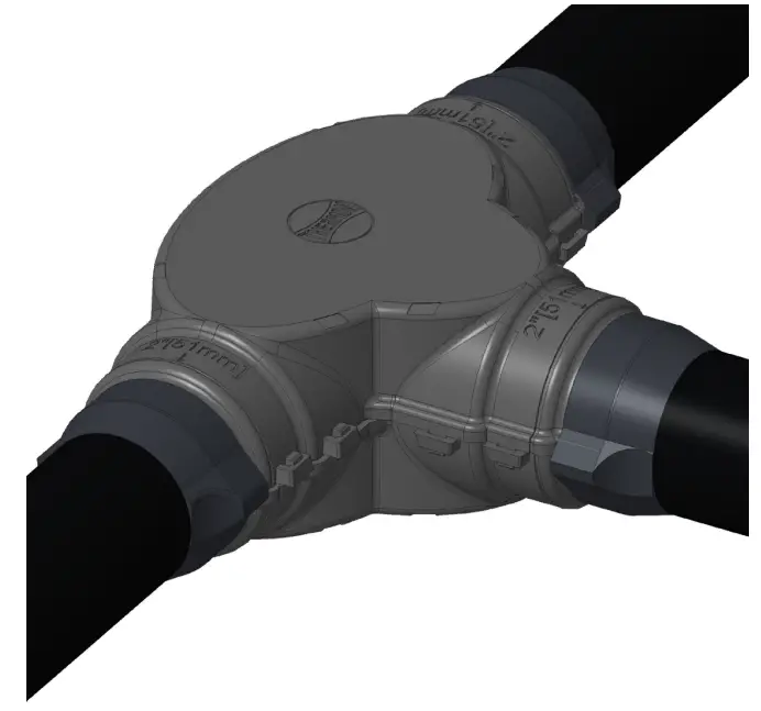 THERMON FAK-5 Tee Splice Kit for Tubing Bundles