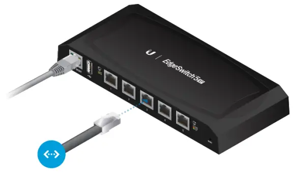 UBIQUITI ES-5XP EdgeSwitch 5XP - Connecting Ethernet2