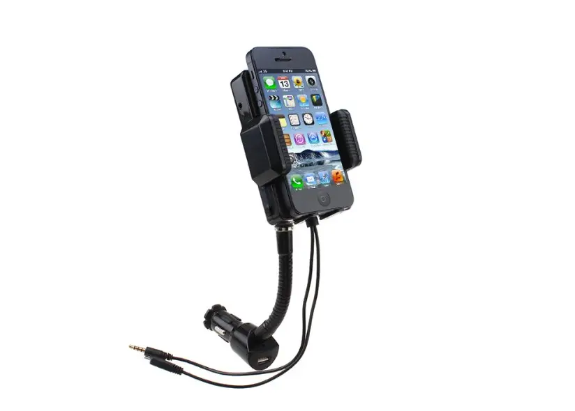 Agptek Ce0003 Fm Transmitter Car Charger Holder Cradle For Samsung I9500, I9505, Galaxy S4, S3, Iv，iphone4/4s，iphone5 User Manual