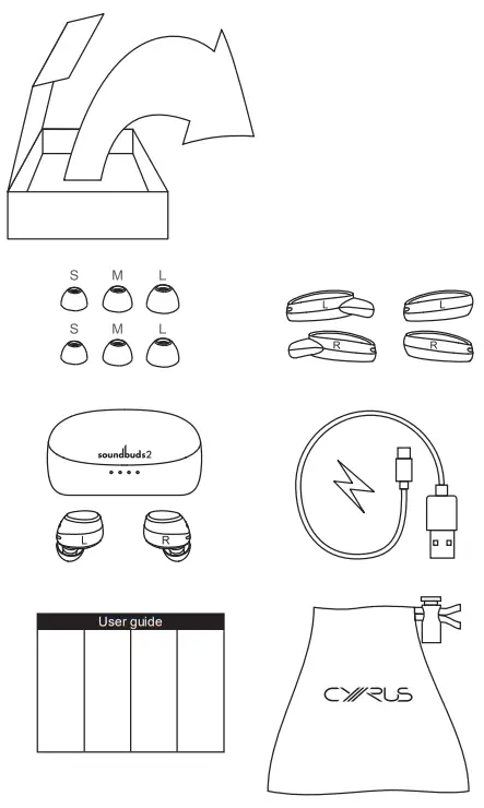 CYRUS Soundbuds2 Wireless Earbuds - 1