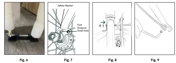 Retrospec Electric Bike - Fender Installation
