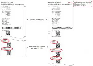 FIG 25 Printing the Bluetooth Device Name and MAC Address