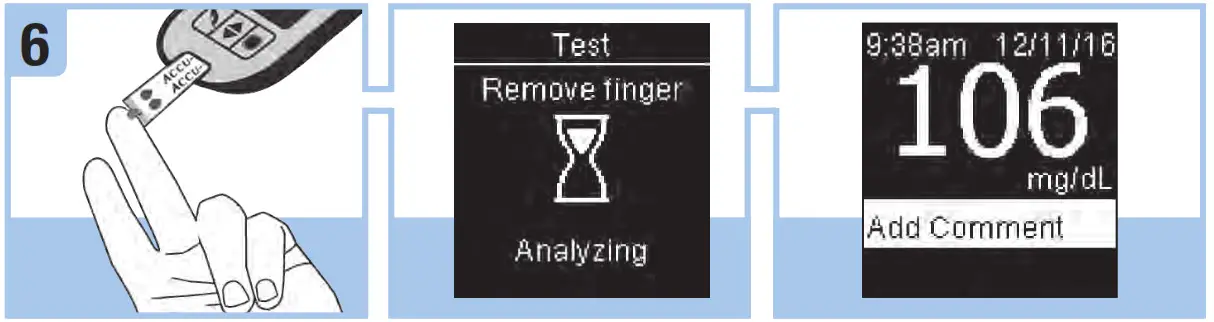 ACCU-CHEK Blood Glucose Monitoring-Glucose Test 6