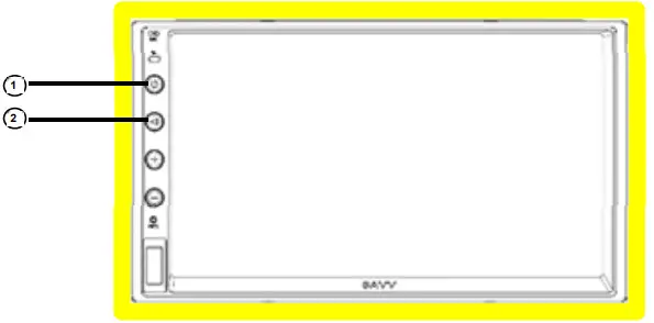 savv DMH-N700 RDS AV Receiver - what's what