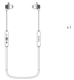 Infinity Glide N120 Wireless In-Ear Headphone - What's in the box