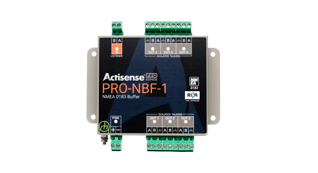 Actisense Pro-nbf-1 Professional Type Approved Nmea 0183 Buffer User Manual Actisense Pro-nbf-1 Professional Type Approved Nmea 0183 Buffer User Manual