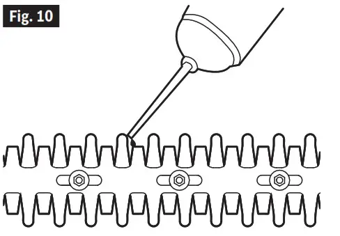 SKIL HT4222B-00 20V Cordless Hedge Trimmer- Fig 10
