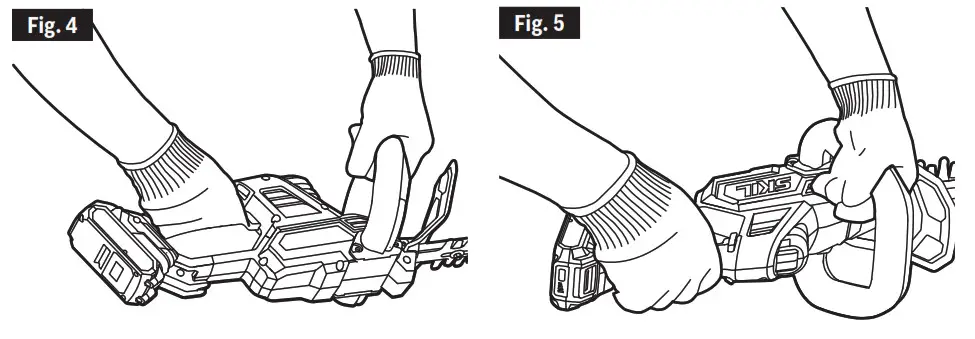 SKIL HT4222B-00 20V Cordless Hedge Trimmer- Fig. 4