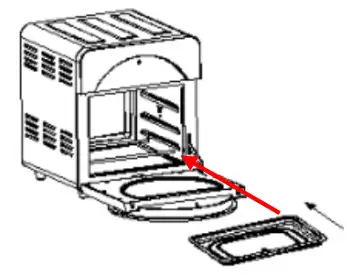 Hard Rock 1700W 14.5L Air Fryer- Drip Pan