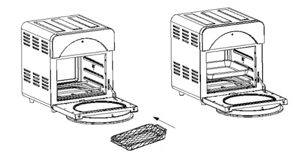 Hard Rock 1700W 14.5L Air Fryer- Mesh Basket