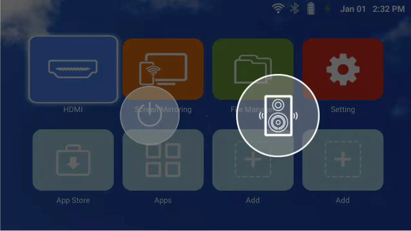 Left and Right Arrow Keys
