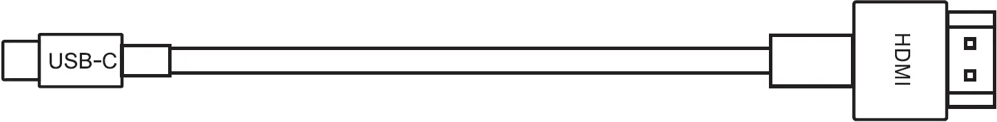 USB Type C to HDMI Cable