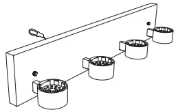 artika VAN4RA RN Ratio 4 Wall Mounted Light Fixture - Item 6