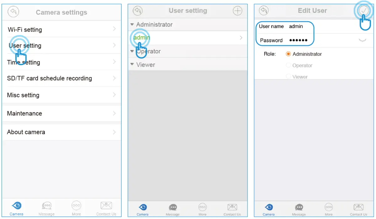 wansview K3 HD Wireless IP Camera - change