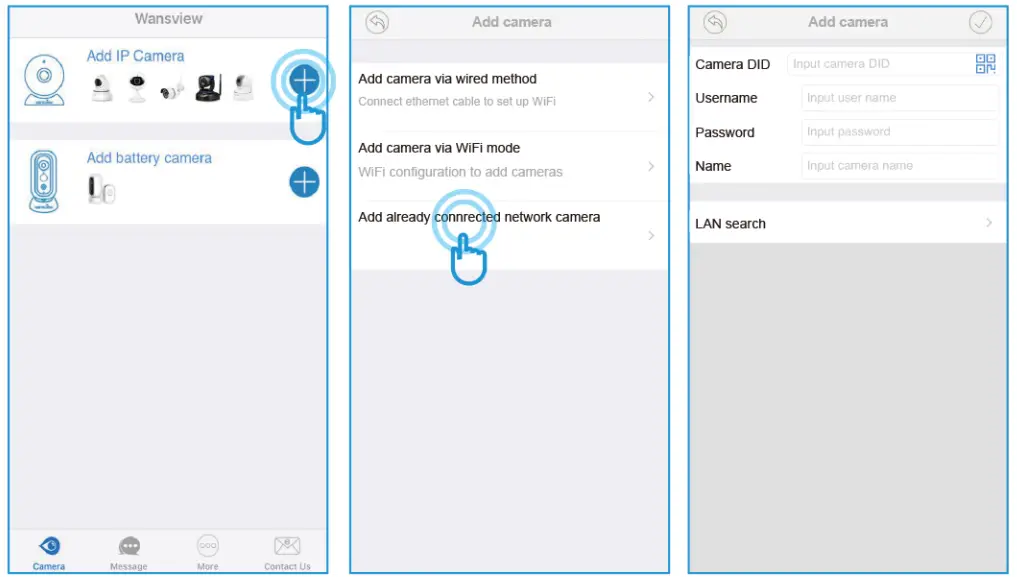 wansview K3 HD Wireless IP Camera - phone1
