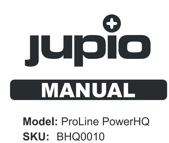 Jupio BQ0010 ProLine PowerHQ Hub and Distributor User Manual
