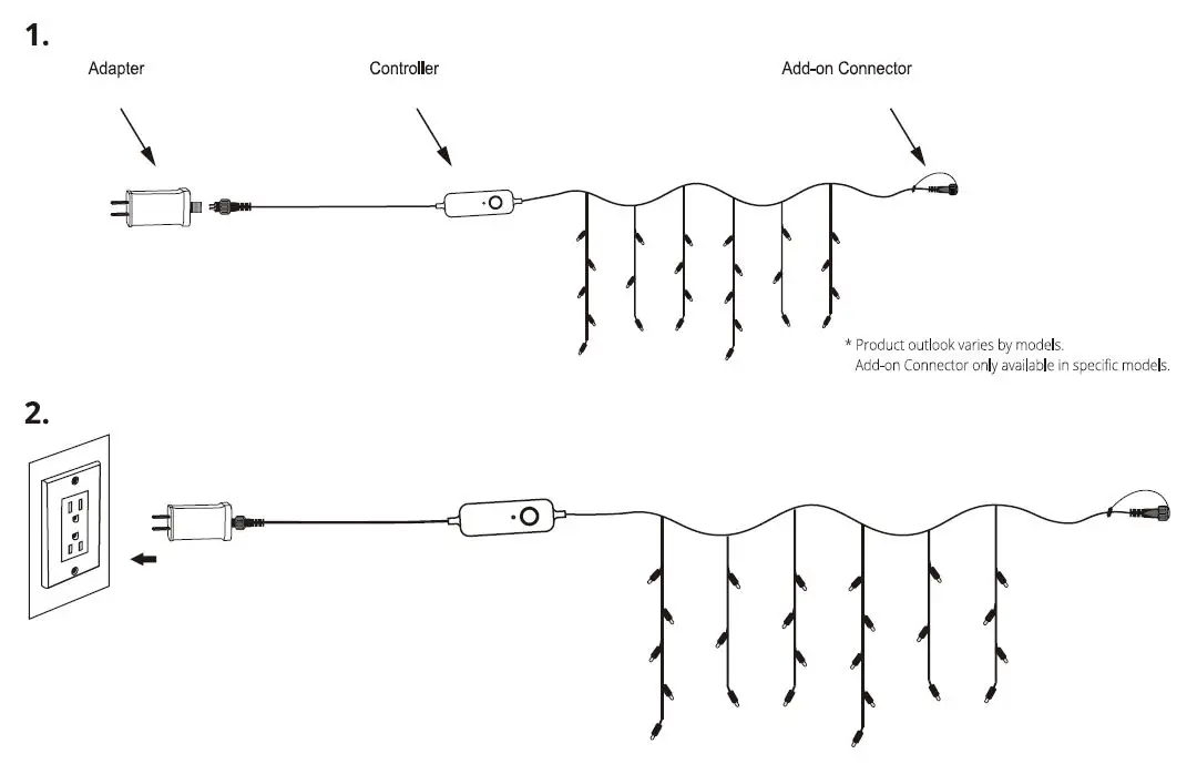 Lumations L8050057NU45 Icicle Style Smart LED Light Strings-1