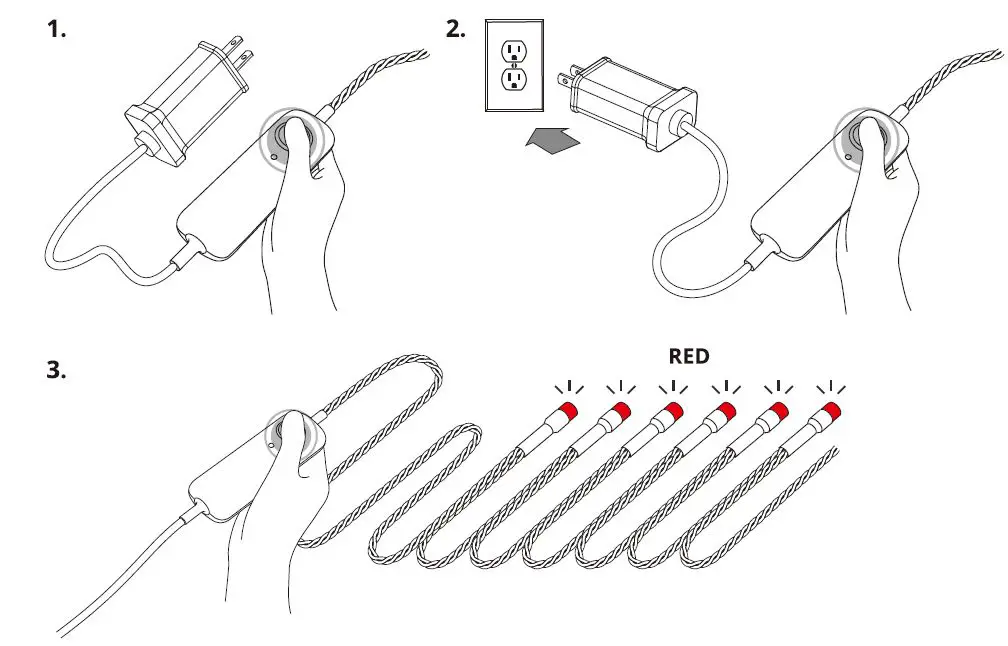 Lumations L8050057NU45 Icicle Style Smart LED Light Strings-12