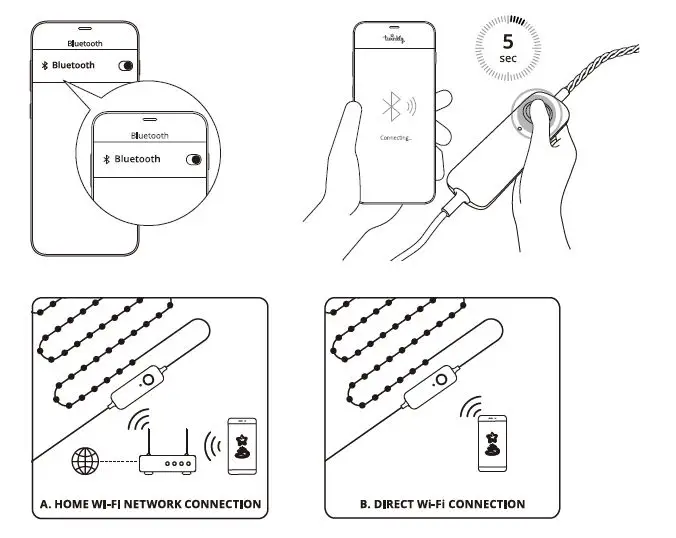 Lumations L8050057NU45 Icicle Style Smart LED Light Strings-7