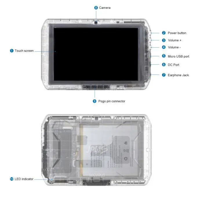 SECURUS JP6S Tablet for Correctional fig1