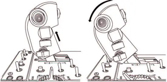 FIG 6 REALISTIC IDLE AND AFTERBURNER DETENTS