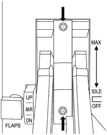 FIG 9 INSTALLING OR UNINSTALLING THE AFTERBURNER STOP