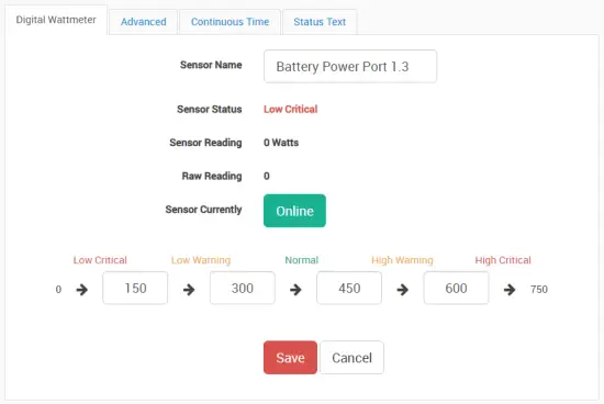 AKCP Battery Monitoring Sensor - Battery power6