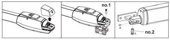 ELSEMA iS400 Swing Gate Opener with Limit Switch - MOTOR FIXING