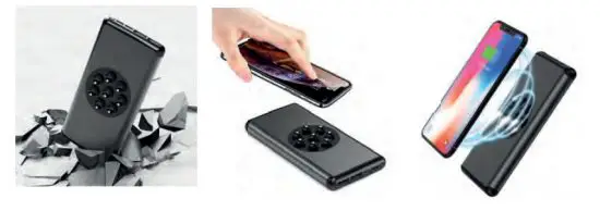 Fontastic 257025 10.000 mAh Drahtlose USB Powerbank - figure 1