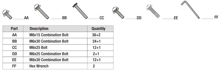 HAMPTON BAY Crestridge 7pc Dining Set - HARDWARE INCLUDED