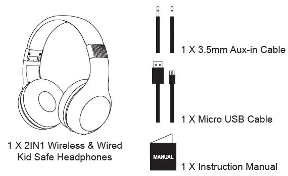 BASS JAXX HP0265 Wireless Headphone 1