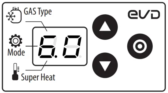 CAREL EVDM011S5 Driver For Unipolar Electronic Expansion Valve - setting