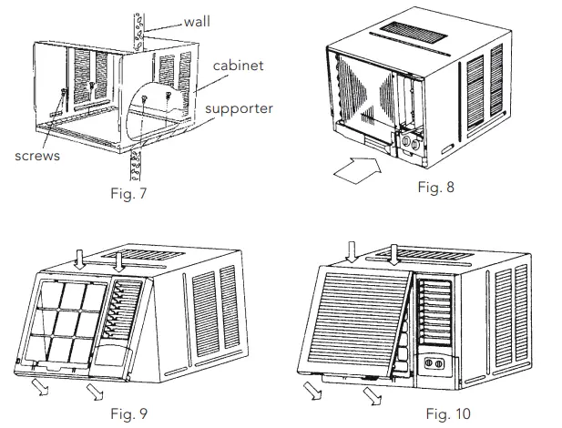 kelvinator Window Wall Manual Room Fig 10