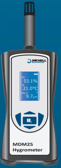 MICHELL MDM25 Handheld Hygrometer