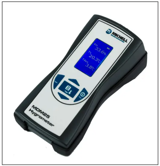 MICHELL MDM25 Handheld Hygrometer - fig1