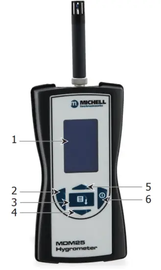 MICHELL MDM25 Handheld Hygrometer - fig2