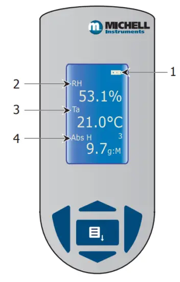 MICHELL MDM25 Handheld Hygrometer - fig3
