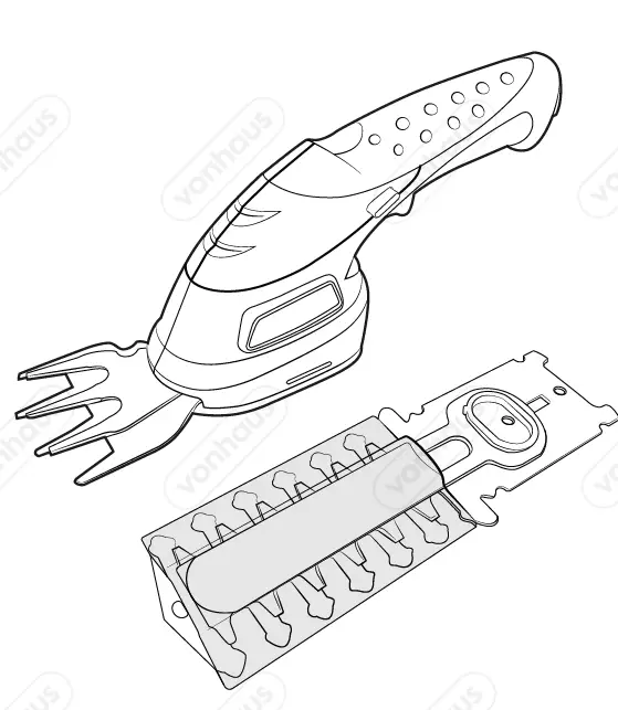 VonHaus- 2500259 -3.6V -2 -in -1 -Cordless- Trimmer- & -Edger -PRODUCT