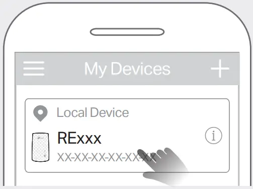 tp link AC750 Wi Fi Range Extender - Follow app instructions