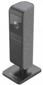 a close up of a speaker