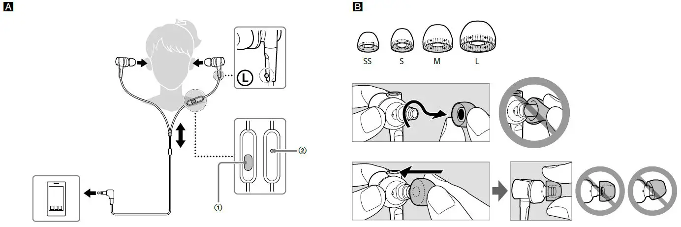 SONY MDR-XB55AP Stereo Headphones-1