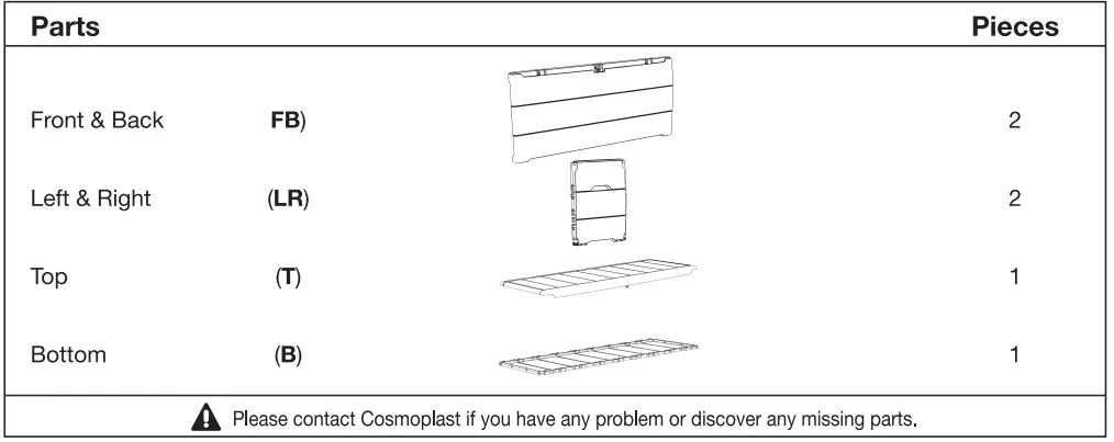 Cosmoplast 270L Wood Grain Storage Box -2