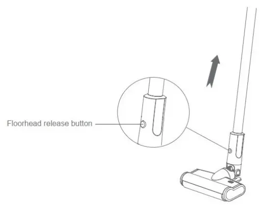 FIG 20 Disassemble electric floor head and metal tube.JPG