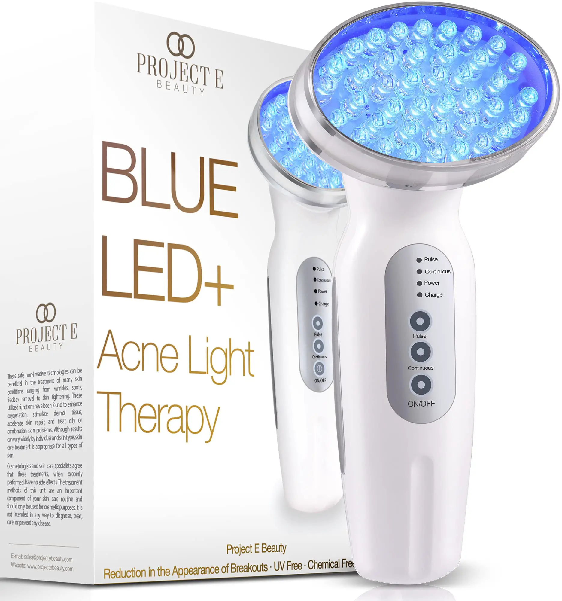 PROJECT E-BEAUTY-PE012-Blue-LED-Acne-Light-Therapy-Product